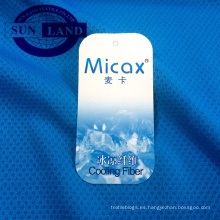 Micax Knit Polyester Cool Honeycomb tejido de malla para ropa deportiva